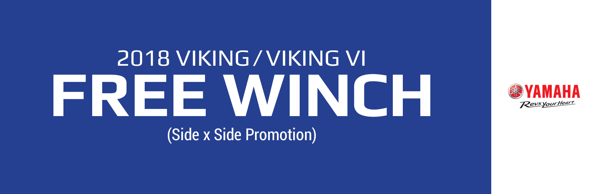 Yamaha: 2018 Viking / Viking VI Free Winch Promotion (SxS)